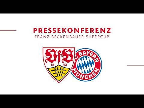 LIVE: Pressekonferenz VfB Stuttgart - FC Bayern München | Supercup