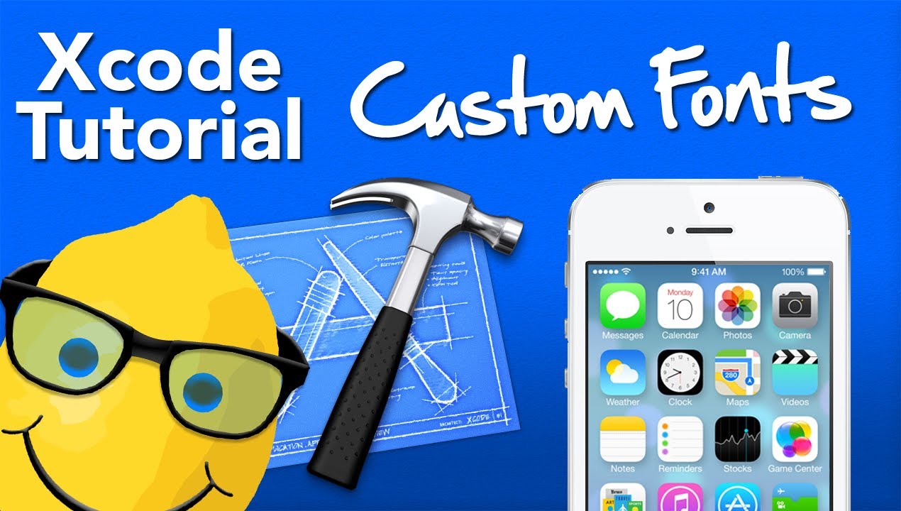 XCode 4 Custom Fonts Tutorial π¨