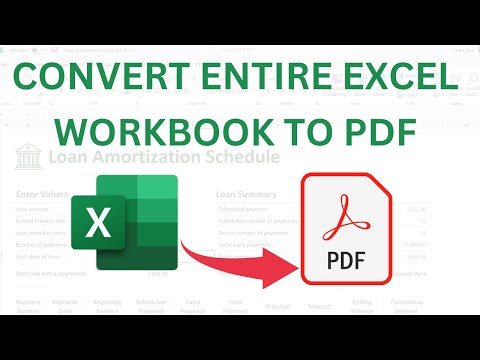 How to convert entire Excel File to PDF | Convert Excel to PDF!