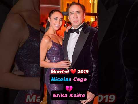 Nicolas Cage and his 5 Ex-wives and present wife 💔🥰