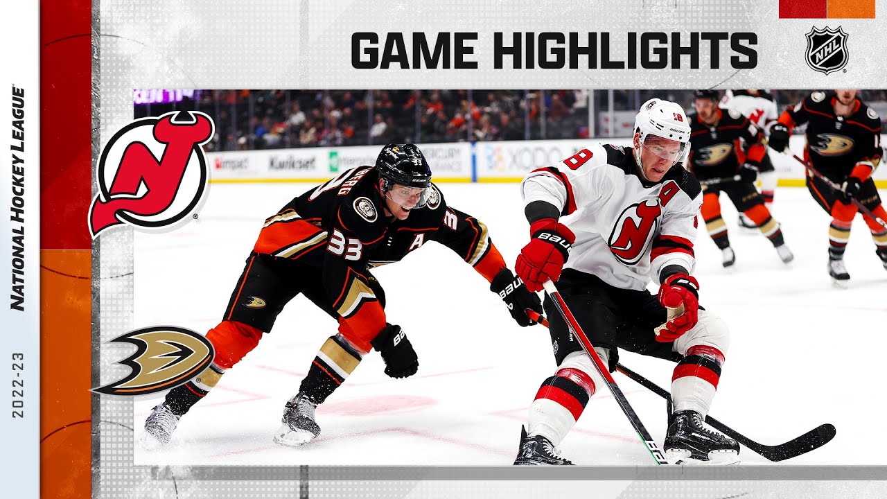 NHL Highlights: Devils vs Ducks | Exciting Moments from 1/13 Game 🏒
