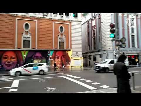 jalan jalan ke kota Madrid