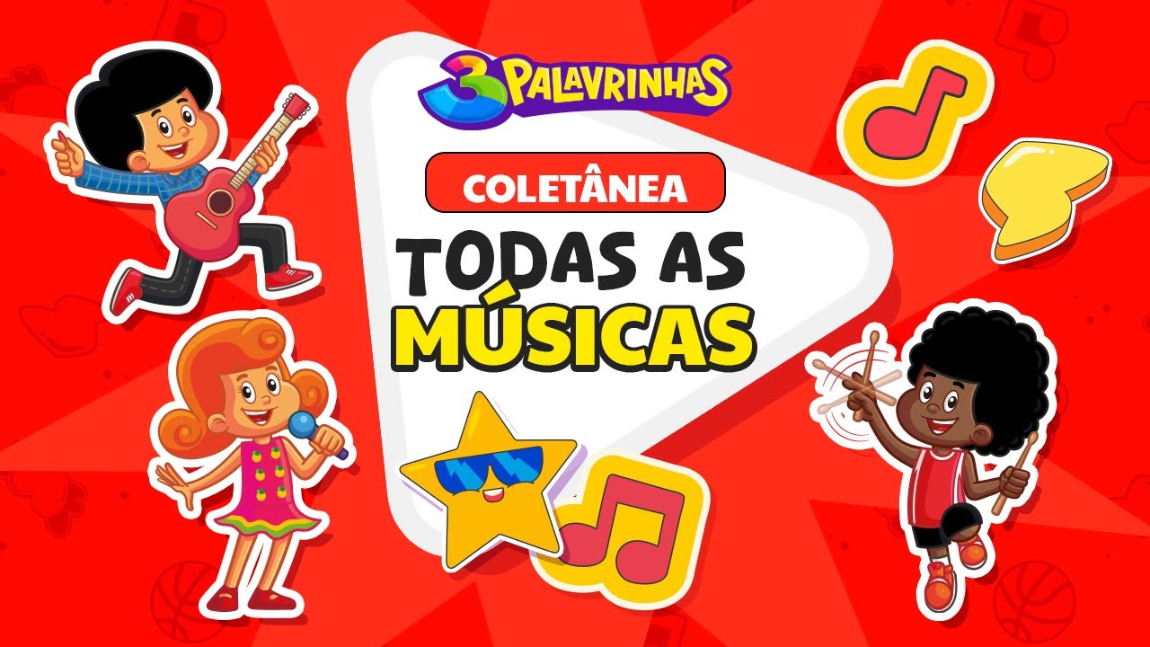 Todas as Músicas do 3 Palavrinhas 🎶 | 3 Horas de Diversão