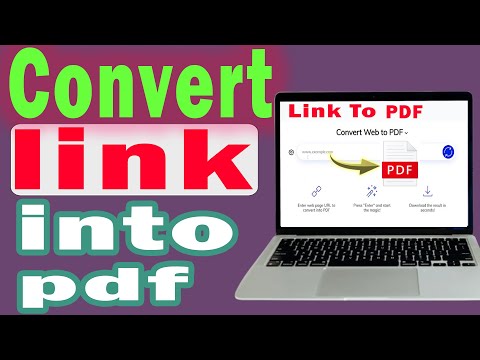 How to convert link into pdf (step by step)