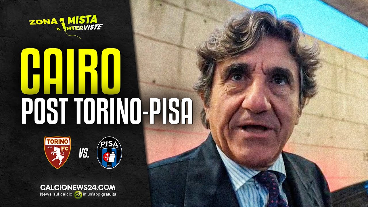Cairo Commenta il Pareggio tra Torino e Pisa: 'Buona rimonta, Parlerò con la squadra' ⚽