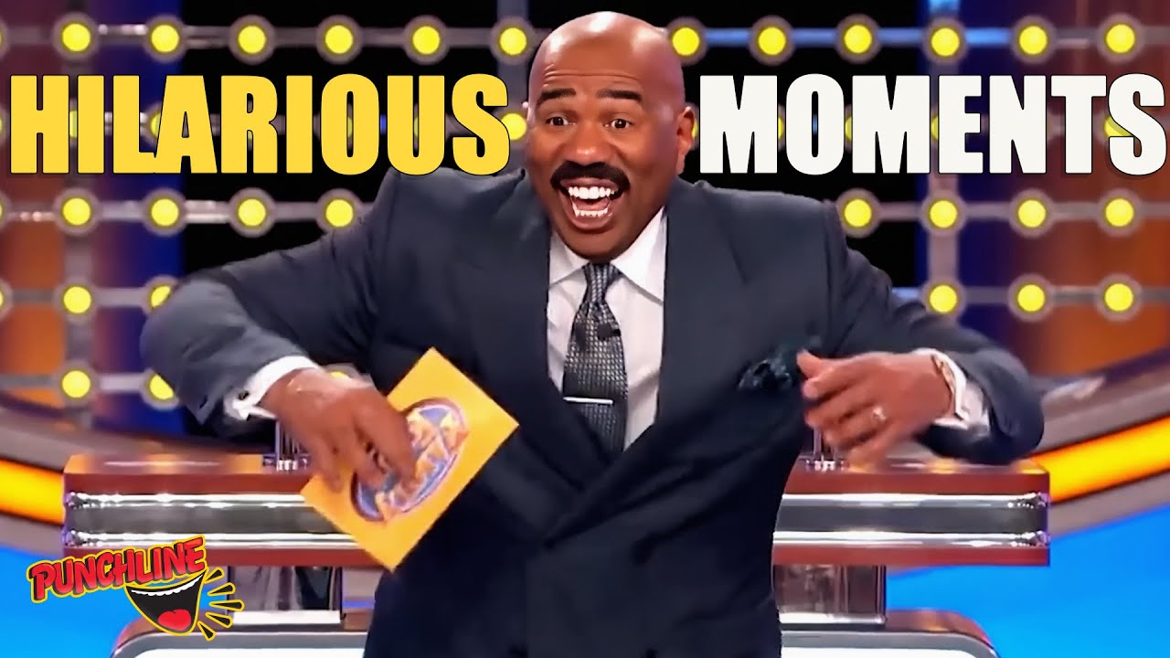 Steve Harvey's Funniest Family Feud Moments You Can't Miss! 😂