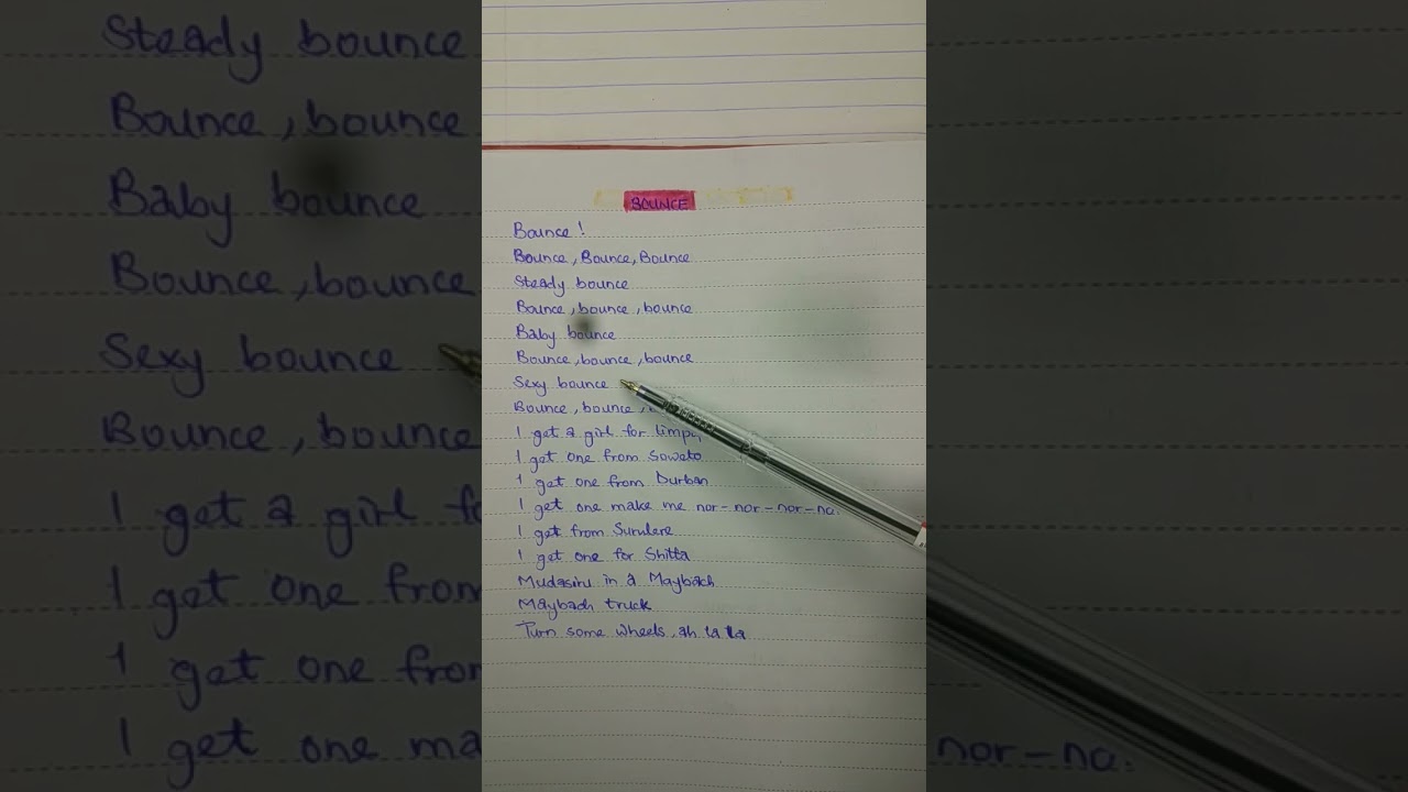 Bella Shmurda & Seyi Vibez - Bounce Lyrics 🎶