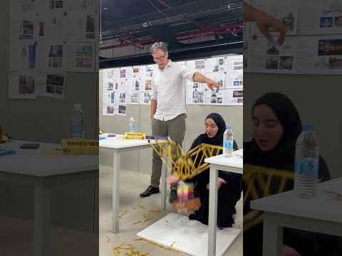 Spaghetti bridge contest 🍝🫡 #shorts #architecture #architect