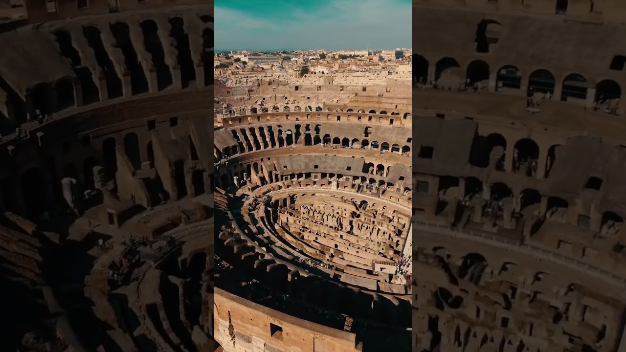 📍Coliseu - Roma #roma #rome #coliseu #coliseum #italia #italy #dji #djimini3 #drone #foryou