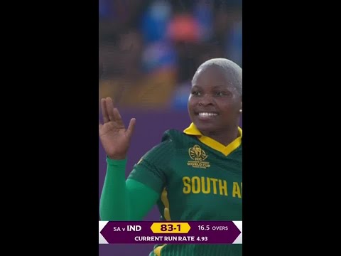 Mlaba Strikes! Harleen Clean Bowled in a Flash!