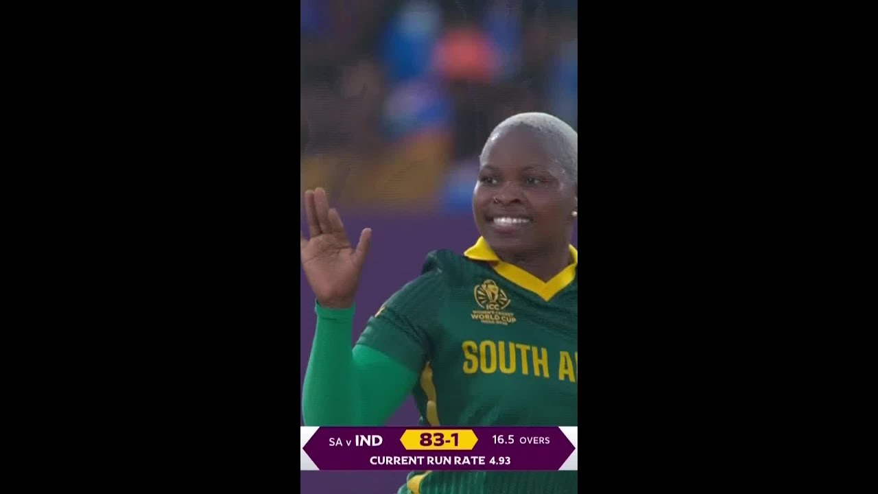 Mlaba's Stunning Performance: Harleen Gets Clean Bowled! ๐ฏ