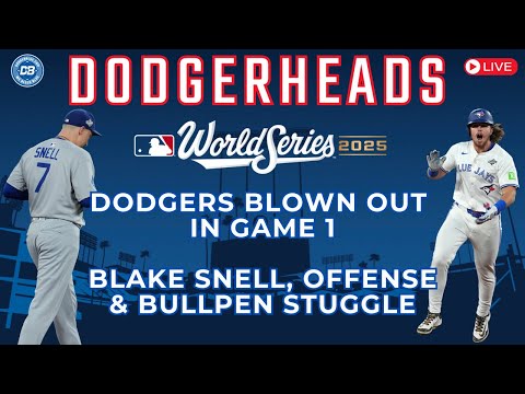 DodgerHeads: Dodgers blown out by Blue Jays in World Series Game 1, pitching & offense struggle