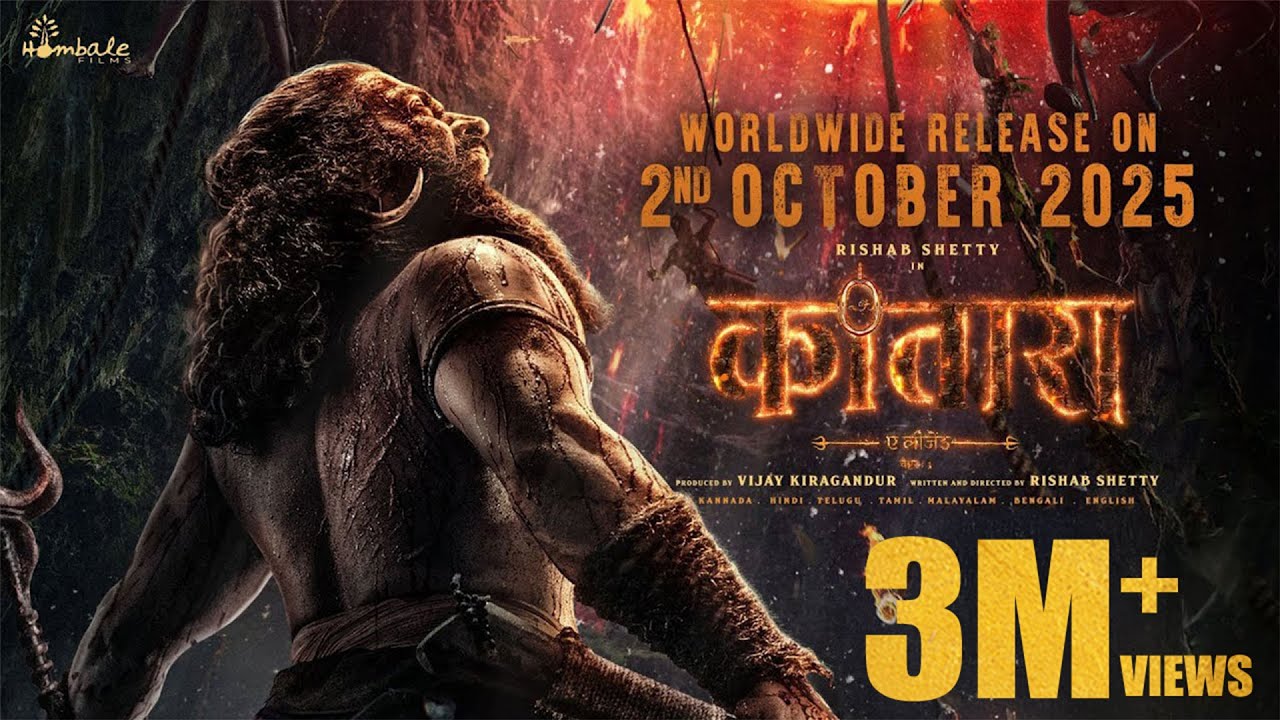 Kantara: A Legend Chapter-1 Hindi Release on Oct 2, 2025 🎬