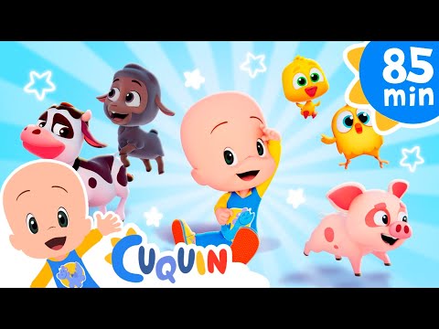 En la granja de Cuquín  🐷​​🐮​ y más canciones infantiles para bebés con Cleo y Cuquín