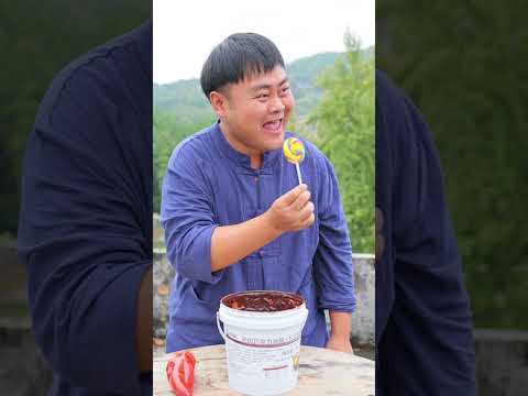 Song Song finally succeeded #funny #mukbang