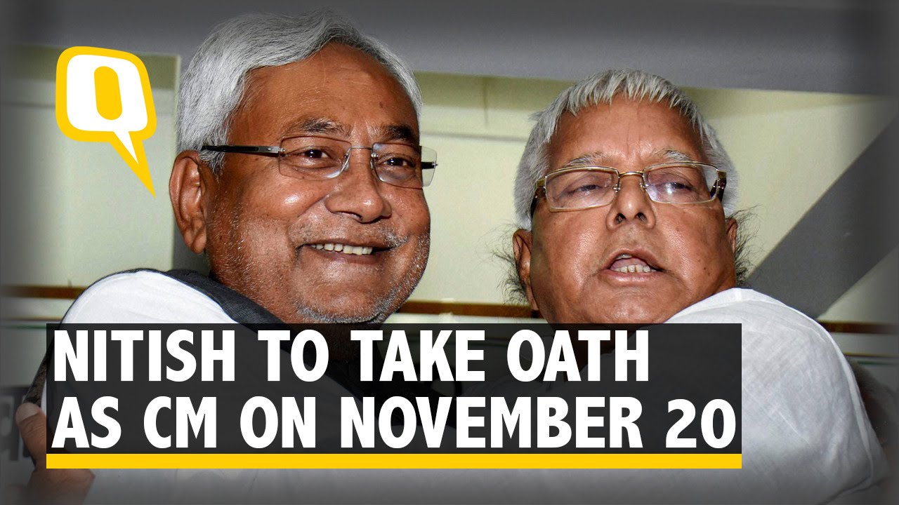 Nitish Kumar to Take Oath as Bihar CM on Nov 20