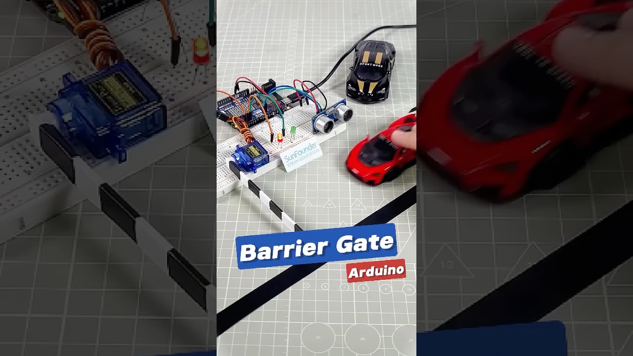 Smart Parking Barrier Gate with Arduino 🚗