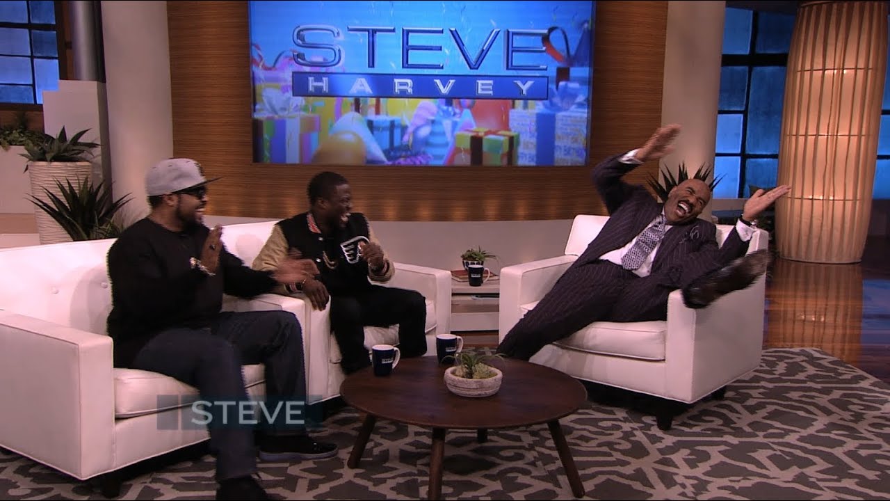 Ice Cube & Kevin Hart Surprise at Steve Harvey’s Party 🎉