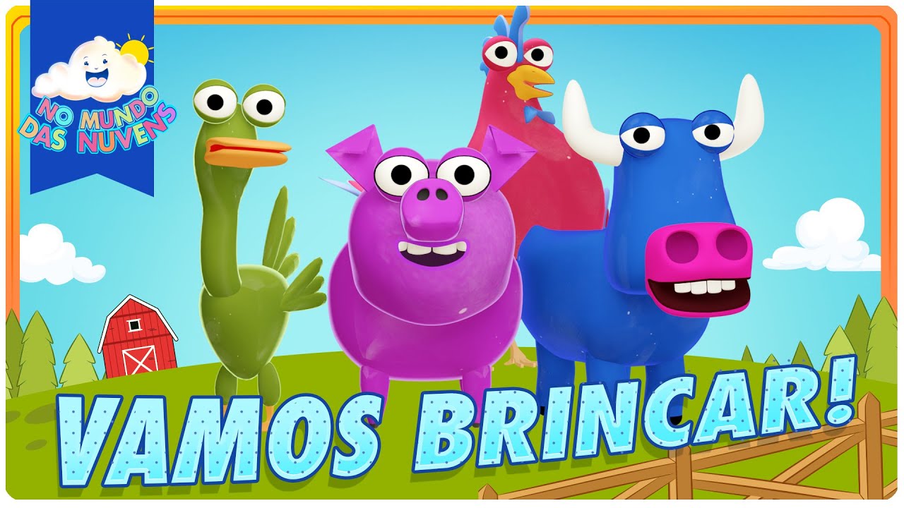 Diversão com Animais de Massinha na Fazendinha 🐮 | Desenho Infantil e Música Animada