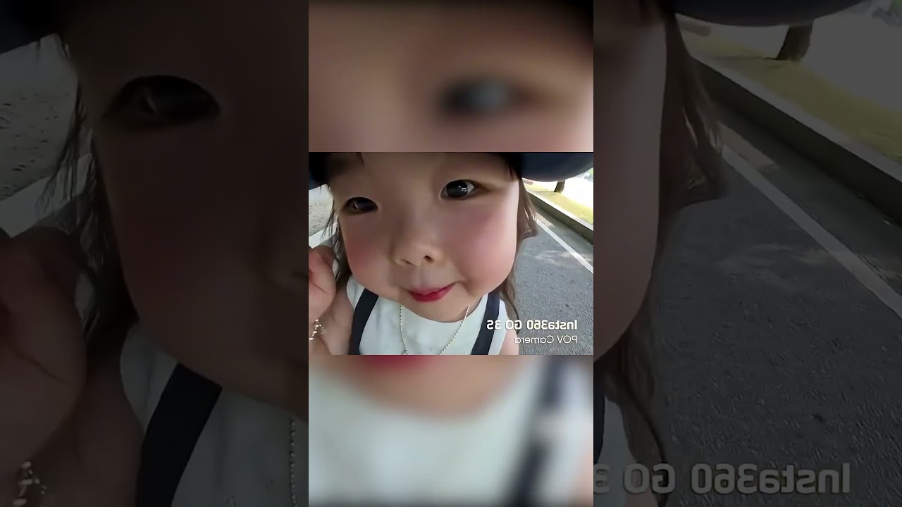 Ils ont mis une caméra sur la tête de cette petite fille ❤️