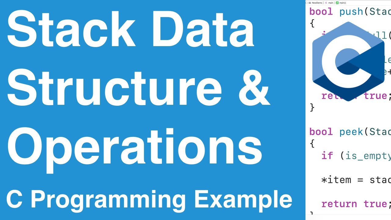 Stack Data Structure & Operations in C π§°