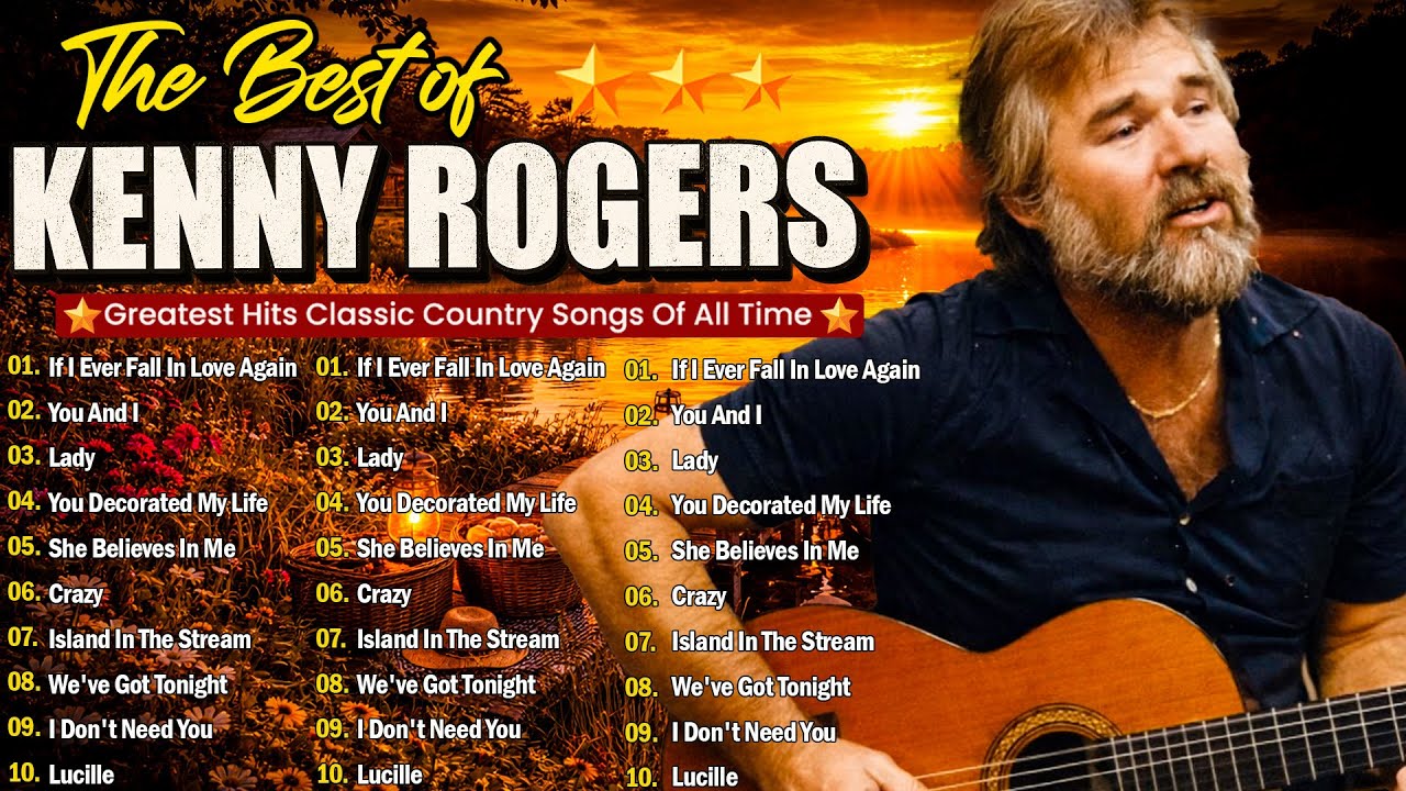 Kenny Rogers Top 50 Classics 2026 🎶