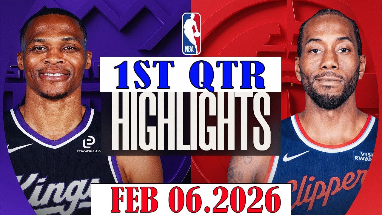 Kings vs Clippers 1st Quarter Highlights | Feb 6, 2025 🏀