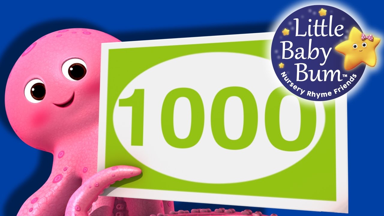 Number Song 100-1000 | Nursery Rhymes for Babies