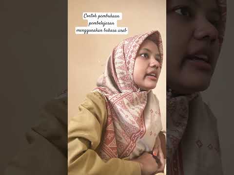 Contoh Pembukaan Pembelajaran Menggunakan Bahasa Arab #sekolah #bahasaarab #belajar #santrikeren