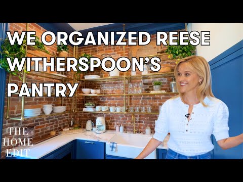 Decluttering Reese Witherspoon's Kitchen, Pantry, & Closet | Hollywood House Call | The Home Edit