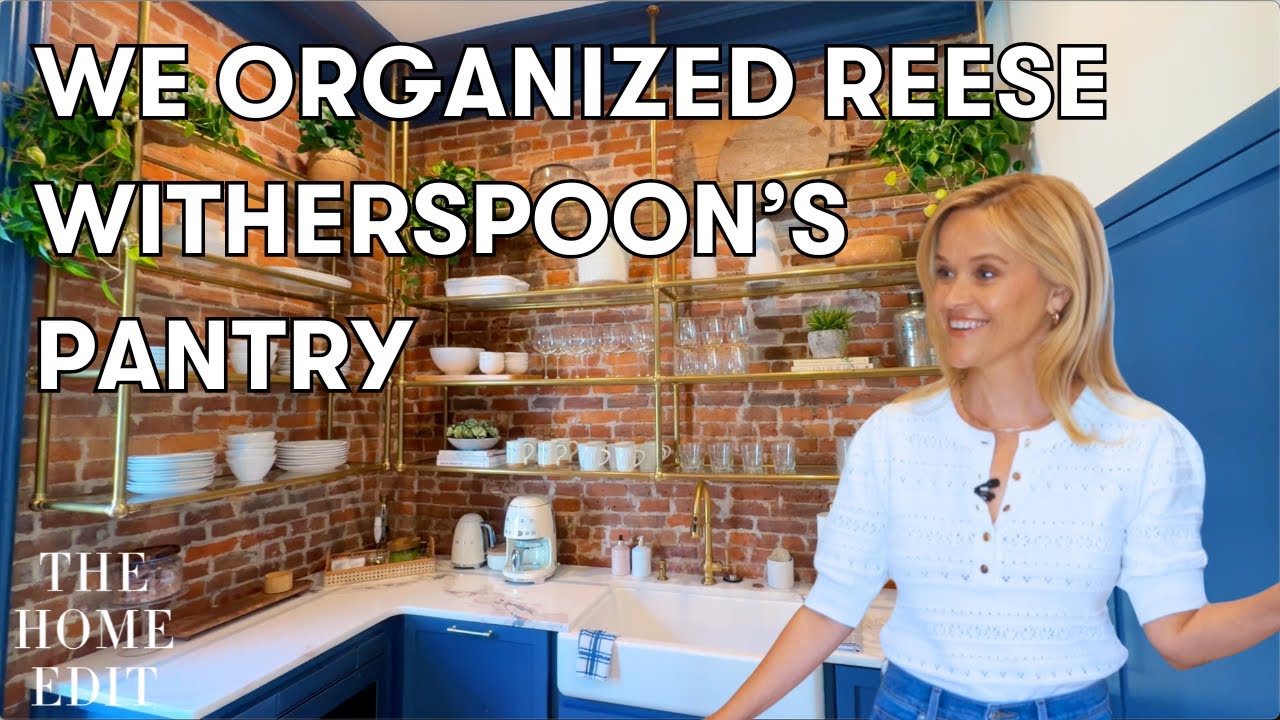 Decluttering Reese Witherspoon's Kitchen, Pantry, & Closet | Hollywood House Call | The Home Edit