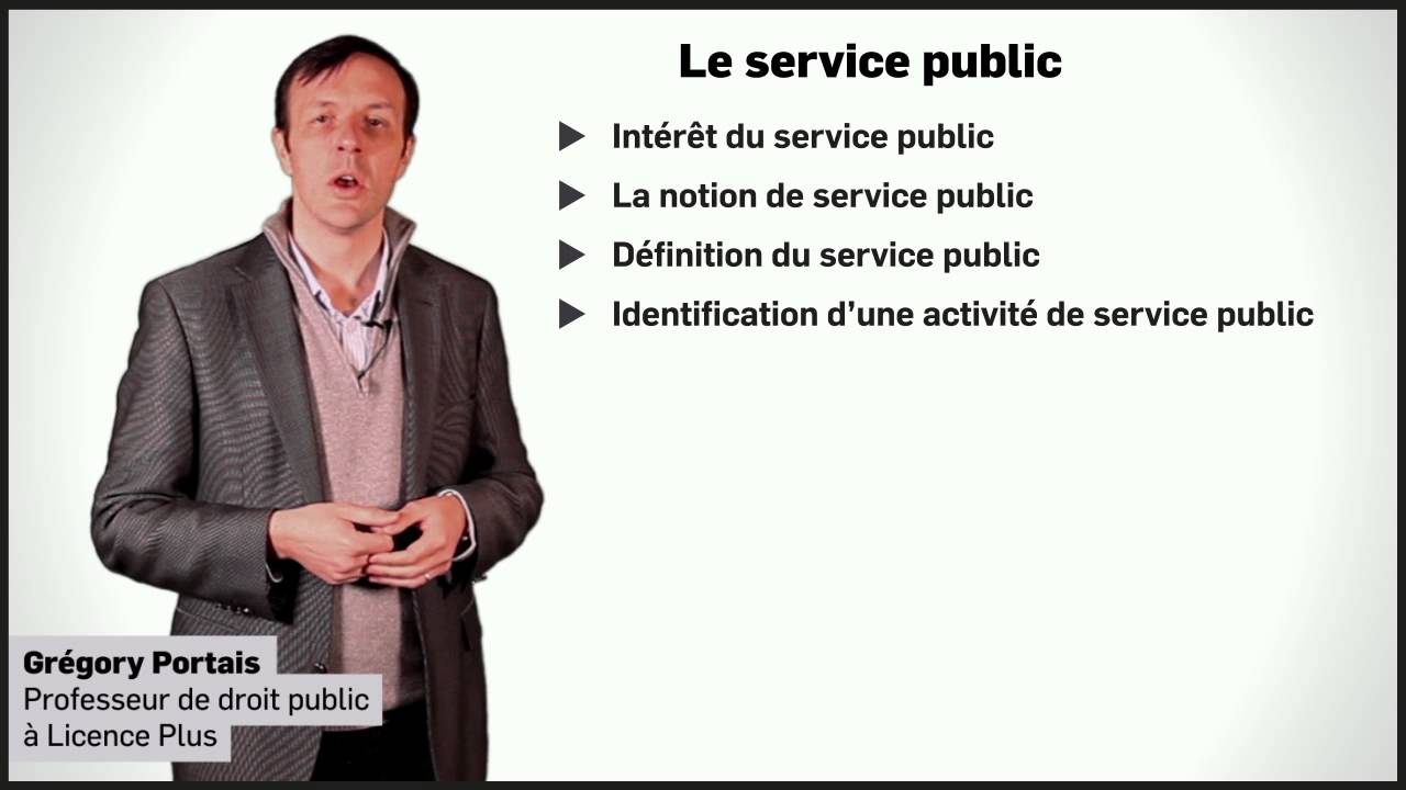 Le service public par Grégory Portais 📚