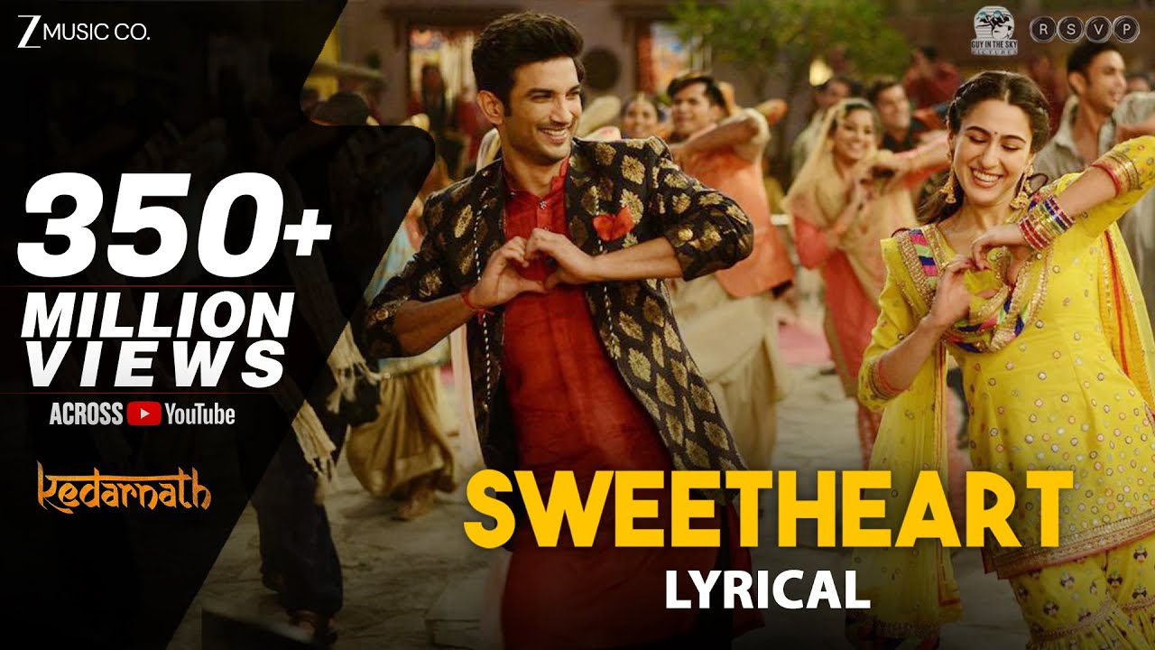Sweetheart Lyrical | Kedarnath | Sushant Singh & Sara Ali Khan | Dev Negi & Amit Trivedi