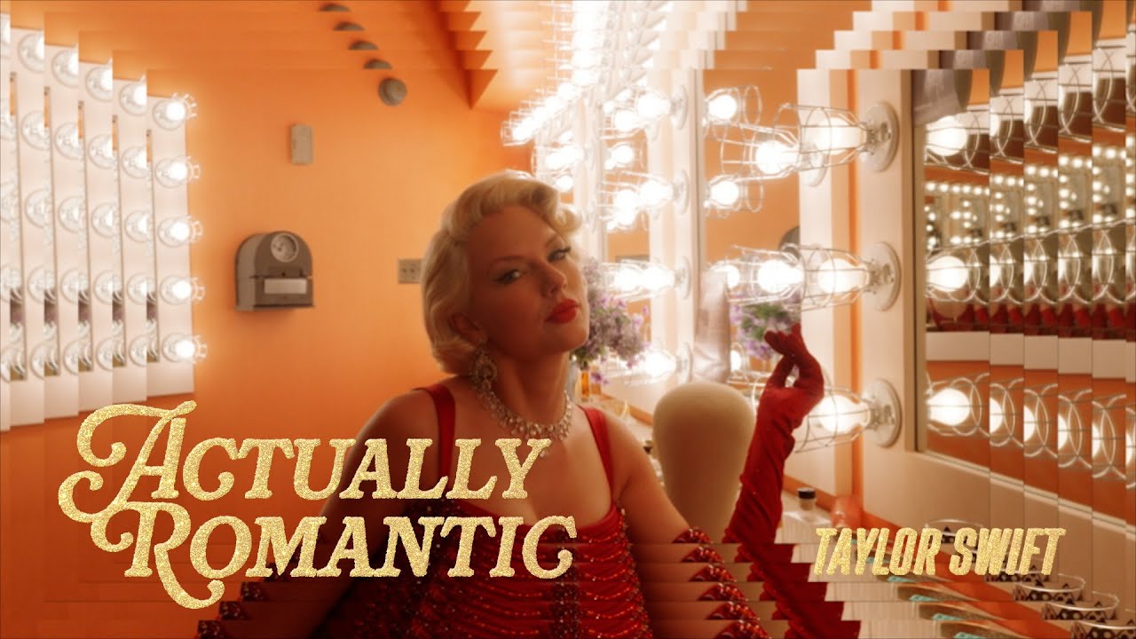 Taylor Swift’s ‘Actually Romantic’ – Lyric Video from The Life of a Showgirl 🎶