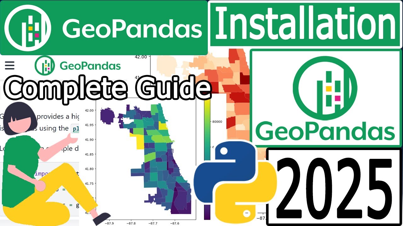 How to Install GeoPandas with latest Python on Windows 10/11 [ 2025 Update ] GeoPandas Tutorial