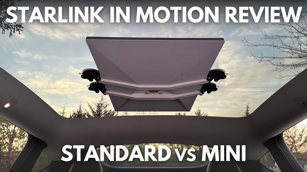 Starlink In Motion Review - Gen 3 Standard vs Mini