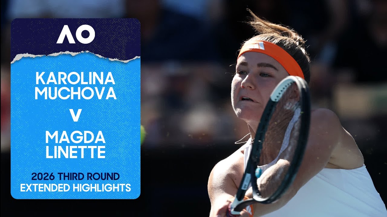 Karolina Muchova v Magda Linette Extended Highlights | Australian Open 2026 Third Round