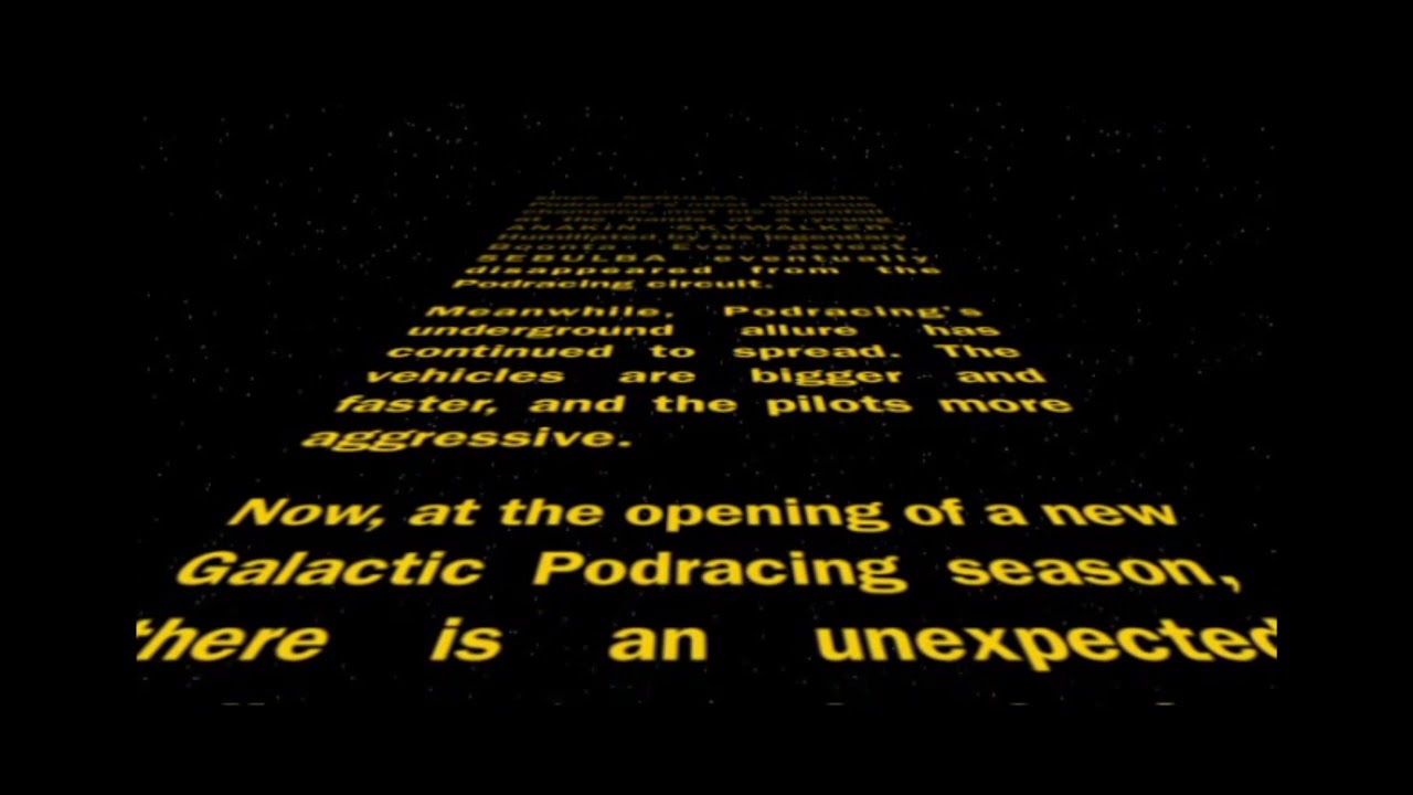 Star Wars: Racer Revenge Opening Titles 🚗