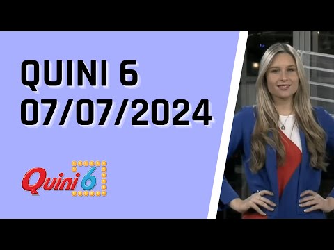 Quini 6 en vivo 07/07/2024 / Resultados del sorteo quini 6 del Domingo 7 de Julio del 2024