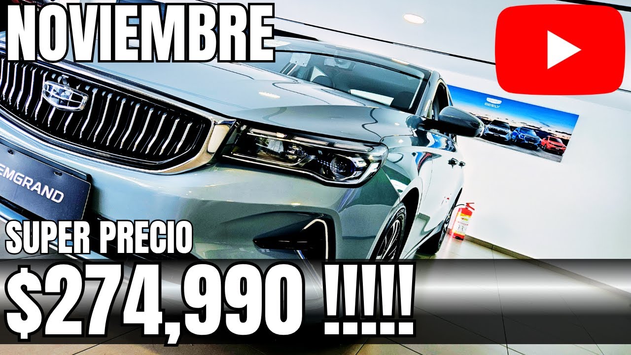 ¡Aprovecha el Nuevo Geely Emgrand 2026 GC con Precio Especial desde $274,990 MXN! 🚗