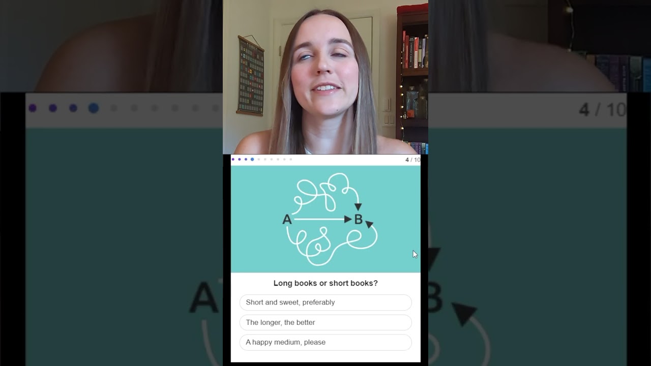 Taking Booker's quiz to pick my next book #bookerprize2023 #shorts