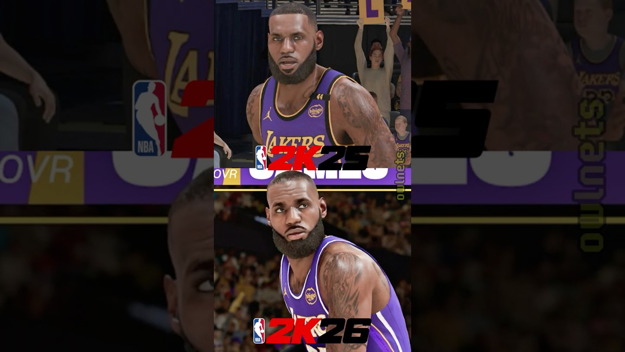 NBA 2K26 vs 25 Face Scan Comparison 🏀