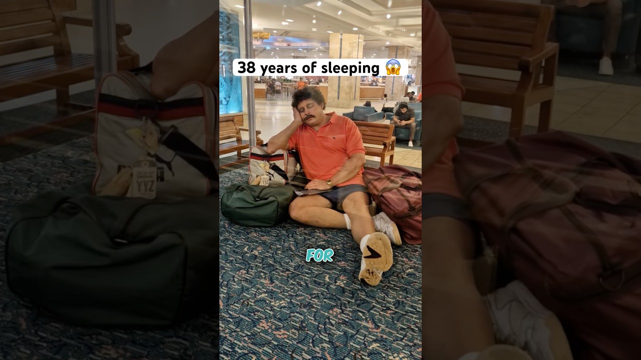 Man Sleeps 38 Years at Orlando Airport ✈️