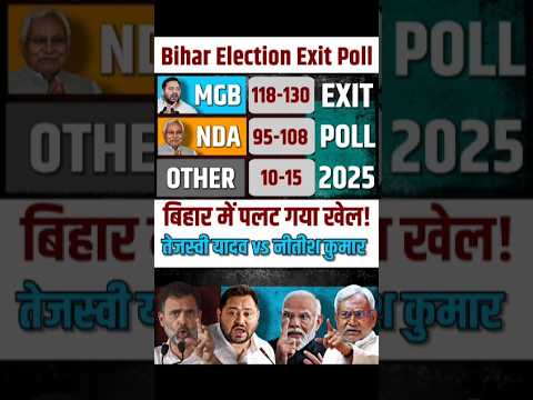 Bihar Election Exit Poll 2025: tejashwi yadav vs Nitish Kumar ओपिनियन पोल में कौन आगे #biharexitpoll