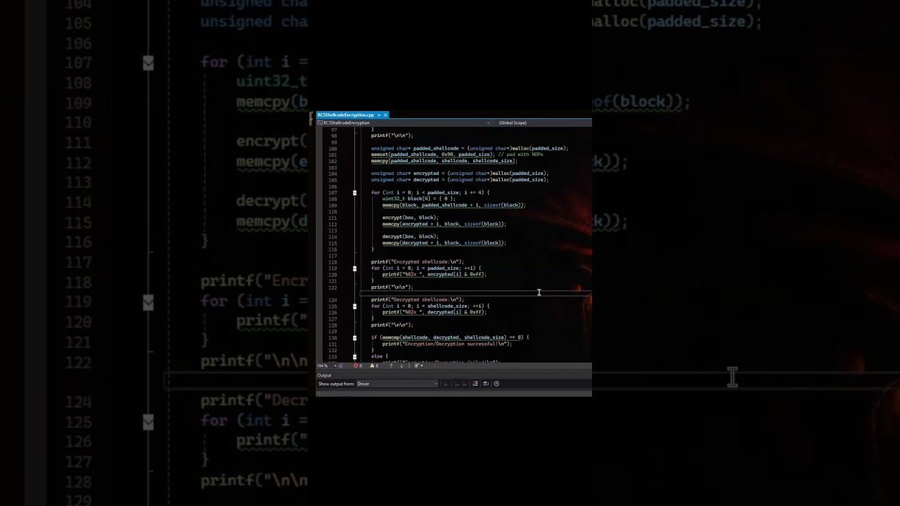 RC5 Mastering RC5 Shellcode Encryption: A Step-by-Step Guide 🔐