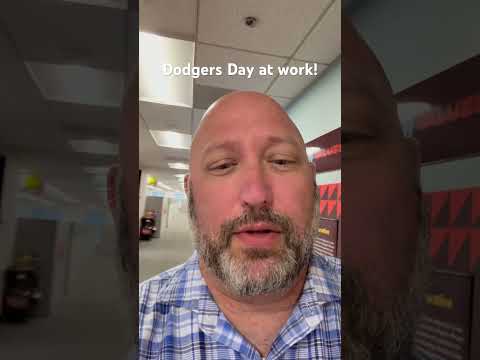 Dodgers day at the office! #teambuilding #itfdb
