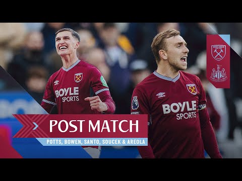 "It Means So Much" | Potts, Bowen, Nuno & More | Post Match Reactions | West Ham 3-1 Newcastle