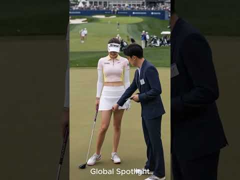 Nobody Expected This The Tallest Golfer Drops a Bold Surprise 👀#golf #short #tallwomen #sports