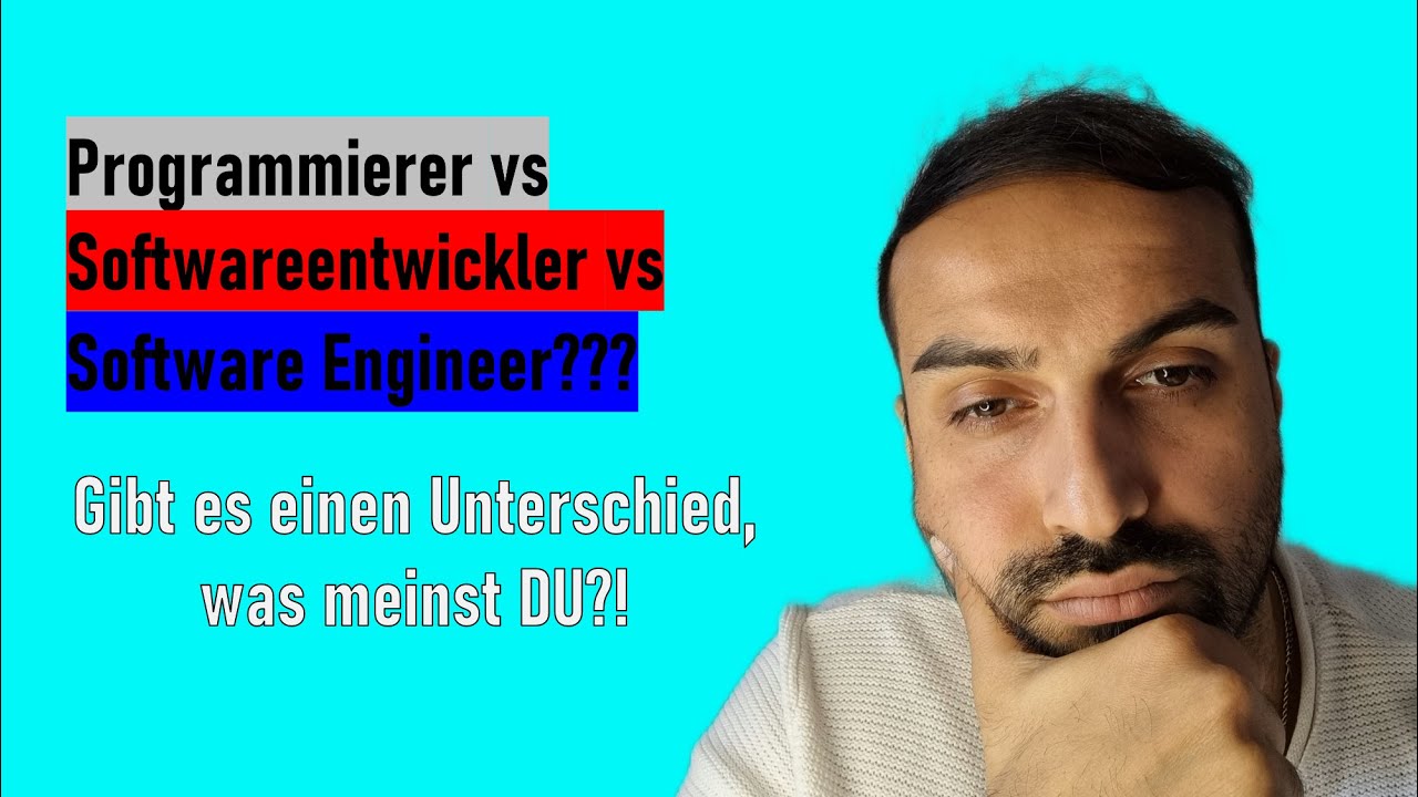 Programmierer, Softwareentwickler & Softwareingenieur: Die Unterschiede in 4 Minuten erklärt ⚙️