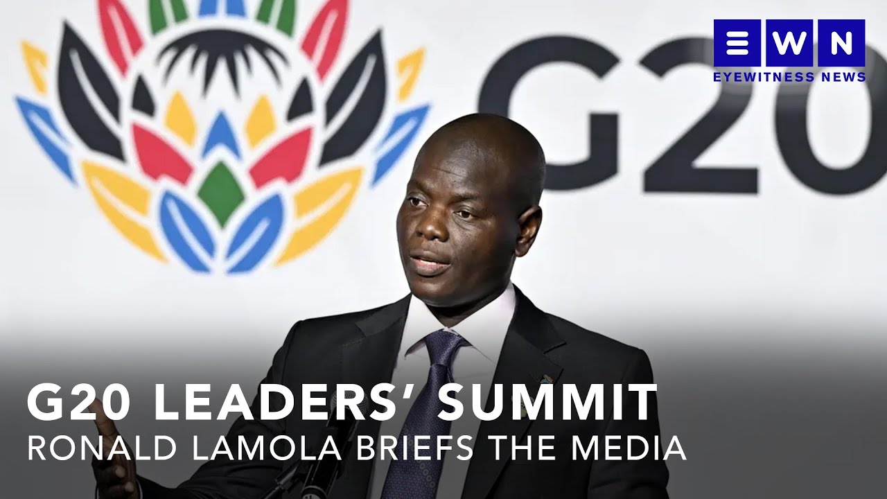 Lamola Calls for Leaders’ Declaration at G20 Summit 🌍